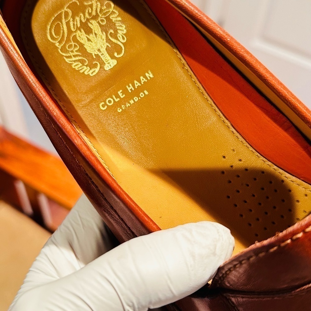 Cole Haan Leather Grand OS Pinch Penny Loafer. - Picture 3 of 14